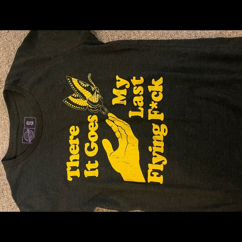 Crazy Dog Tshirt Last Flying F*ck